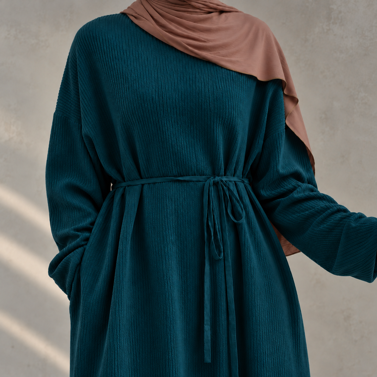 Amara Winter Ribbed Dress – LY77