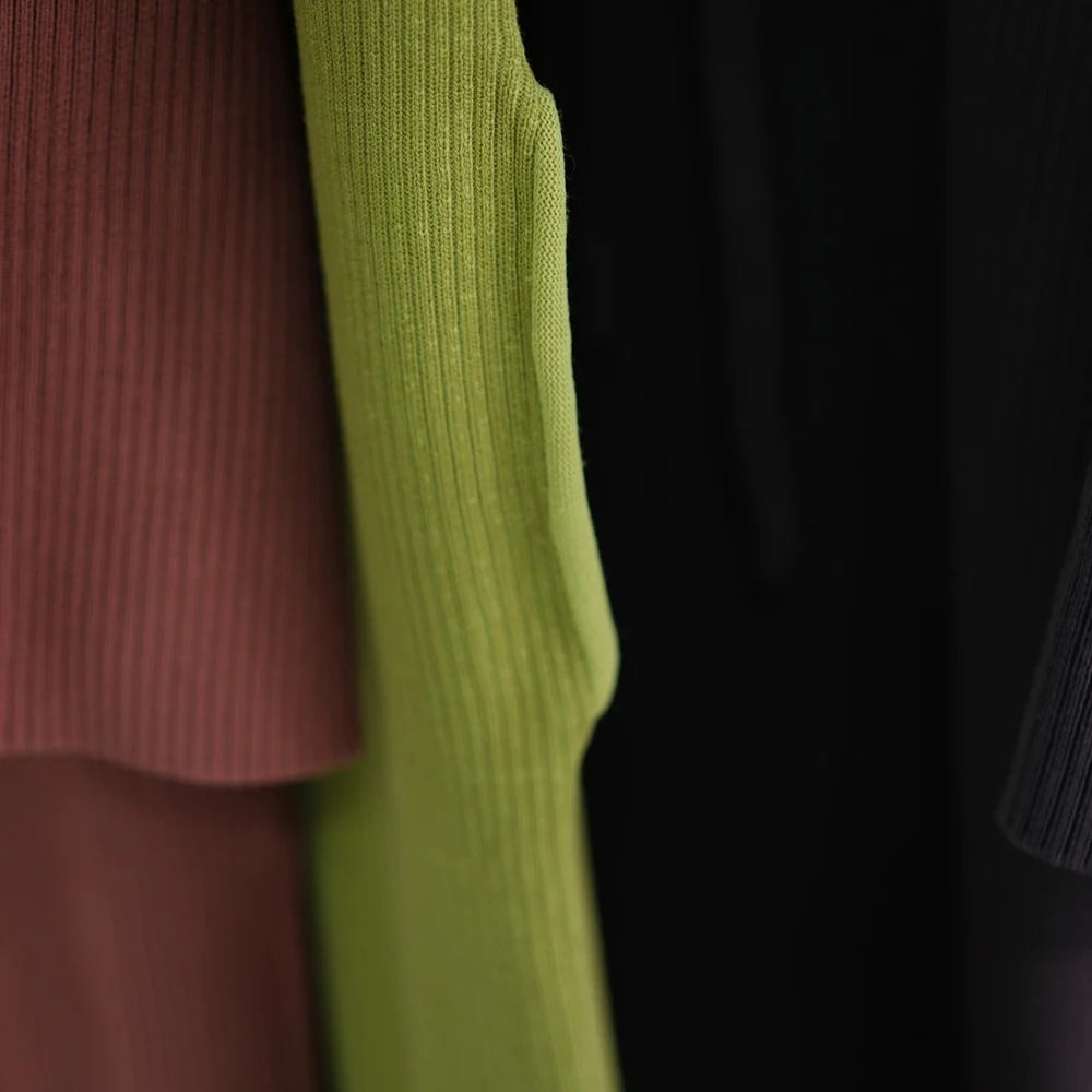 Amara Winter Ribbed Dress – LY77